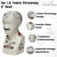 Modern Lancaer Tattooed Phrenology Head Bust – Artistic Head Sculpture Accent for Desk, Shelf and Interior Decor-1242146603