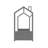 Twin Size Velvet House Bed Wood Bed-192333736-192333743