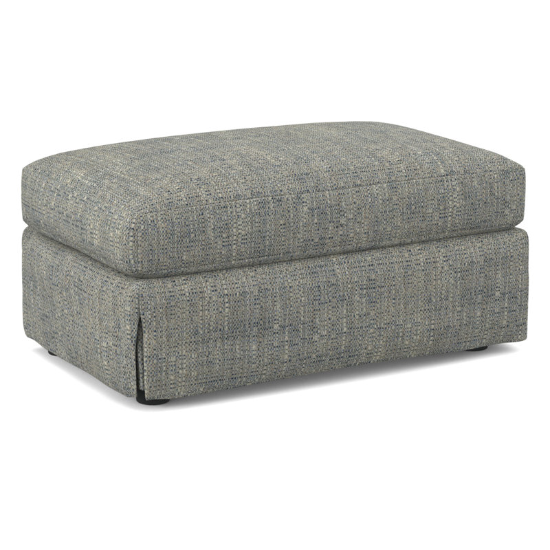 Upholstered Ottoman, Black, 90318-71