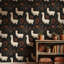 Papier peint floral lamas de Bohème-1579806893