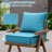 Outdoor Deep Seating Cushion Set Indoor And Outdoor Seat / Back Cushion-346699269-346699288