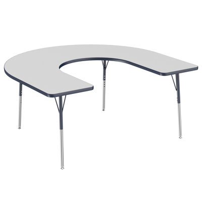 Laminate Adjustable Horseshoe Activity Table
