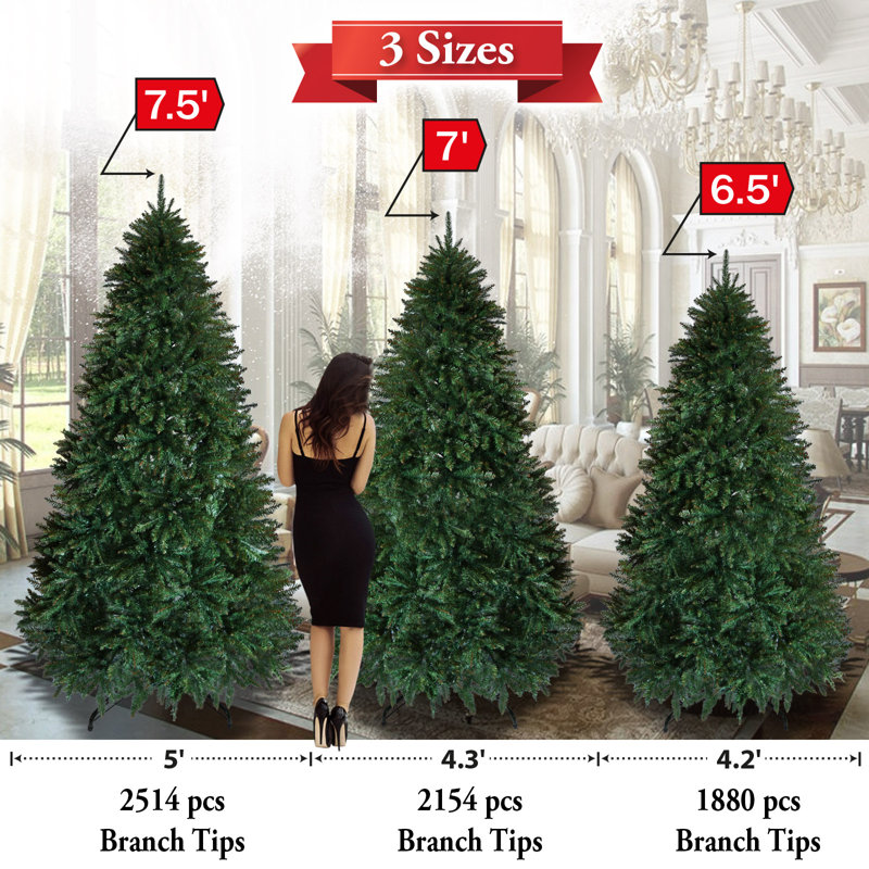 Arbre de noël artificiel pin vert 52" avec support