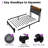 Nevio Bed Frame with Storage Headboard & Charging Station,Platform Metal Bed Frame with RGB Lights-2125955988