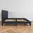 Wood Platform Bed With Wide Edge Frame, Low-Profile, Rectangular Panel Headboard, Contemporary, Bedroom-216137305-216137311