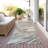 Malika Beige Washable Indoor-Outdoor Rug - -1964011830