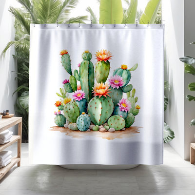 Rideau de douche Kramer Cactus