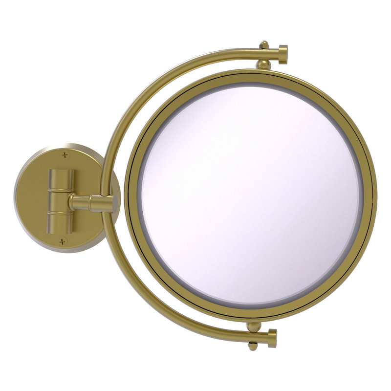 Miroir extensible Bineta, 4X, Laiton satiné