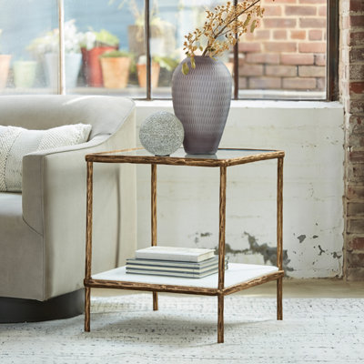 Table de bout avec rangement Hightower