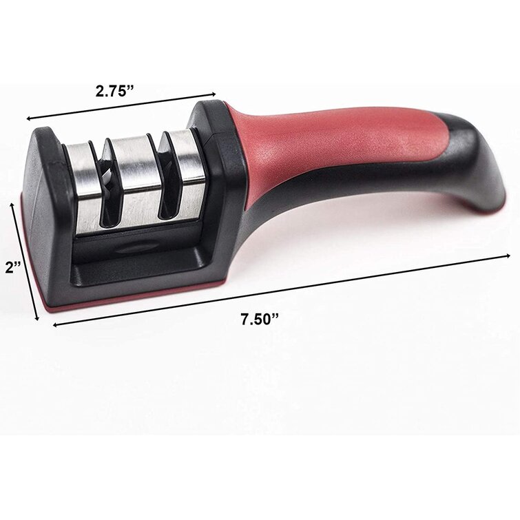 FastEdge Manual Two Stage Knife Sharpener & Hone in Black