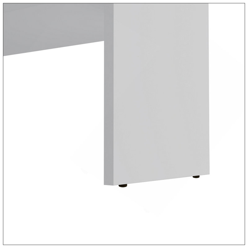 Console Richton, salon, blanc, Blanc