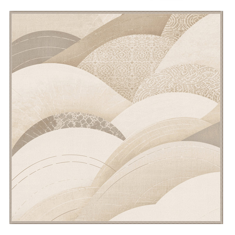 Tapis marocain doux moelleux et moelleux Cropsey, Carré 6 pi