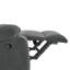 Manual Reclining Loveseat with Rounded Armrests-290238149