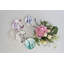 Assiette à hors-d'œuvre en porcelaine tendre de 6,5 po Marble, ensemble de 4