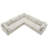 Ensoll Velvet L-Shaped Sectional Reversible-1930743966