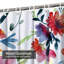 Rideau de douche imperméable à motif floral avec 12 crochets SpringHue-126430177