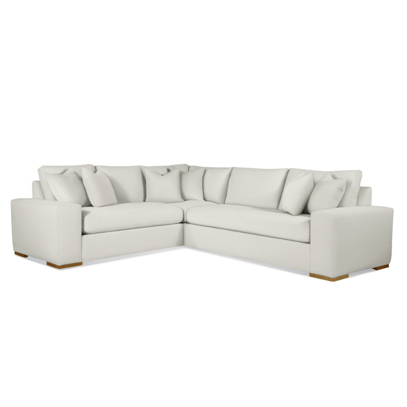 Memphis Upholstered Sectional, Left Hand Facing, Honey, Basic Navy; 0317-61