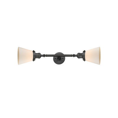 Éclairage pour meuble-lavabo 2 lumières rétro Lattimer