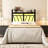  Metal Full Size Headboard With Storage, 60,000 Diy Color Of Led Lights, Head Board With Charging Station, Modern Freestanding Headboard Only, Easy Assembly, Black-509900768-509900774
