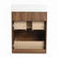 Ensemble de meuble-lavabo simple 24 po avec plateau en céramique Aryah-1208691044