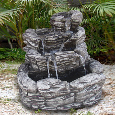 Sierra Falls Cast Stone Fountain