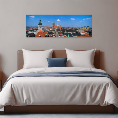 Paysage urbain, Munich, Allemagne, architecture contemporaine abstraite, art mural