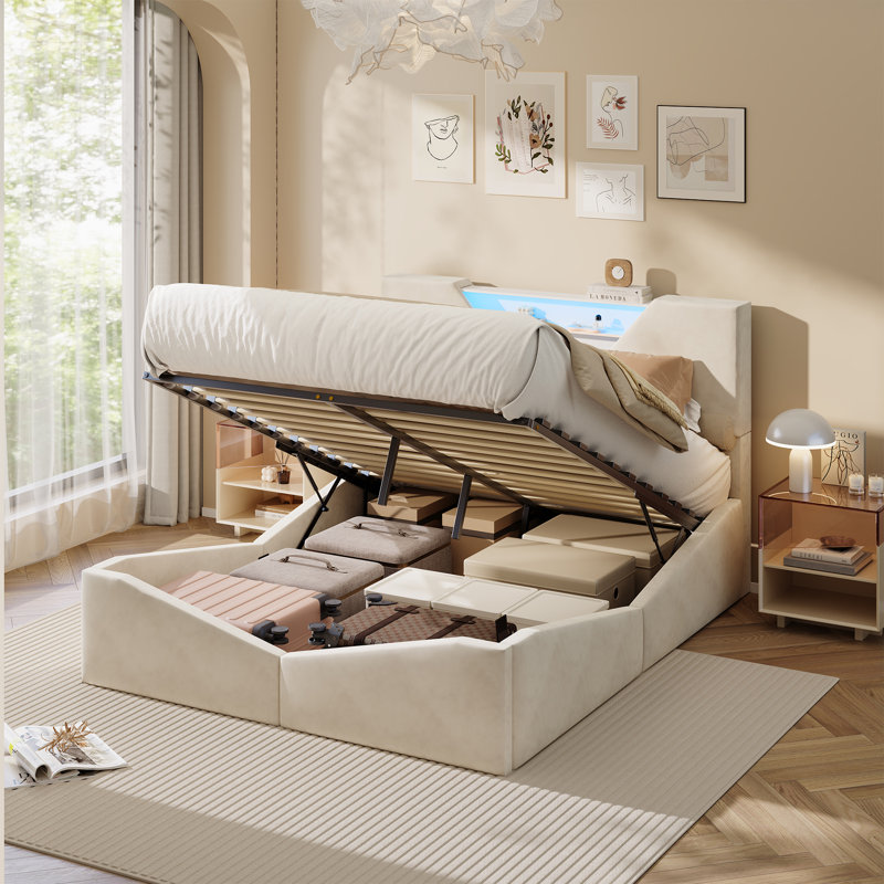 Upholstered Bed, European Double (140 x 200 cm)