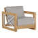 Malta Teak Outdoor Lounge Chair