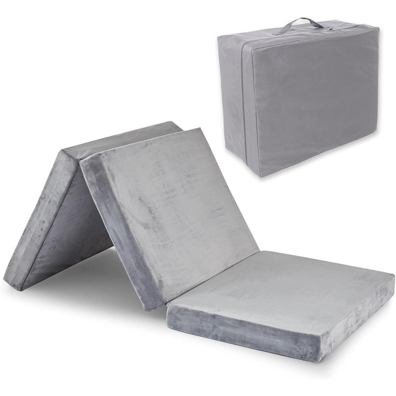 Surmatelas pliant en mousse Tri, Simple extra long