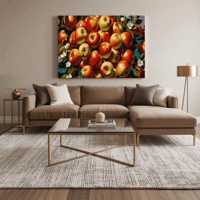 Fruit Apple Honeycrisp Red Canvas Wall Art
