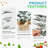 Flocked Tabletop Christmas Tree with PE Tips
