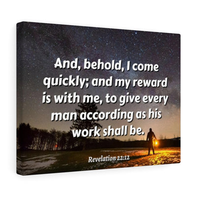 " My Reward Revelation 22:12 Christian "