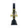 Premier Lock Brass Mortise Entry Left Hand Door Lock Set With 2.75 In. Backset, 2 SC1 Keys And Wide Face Plate-Hex