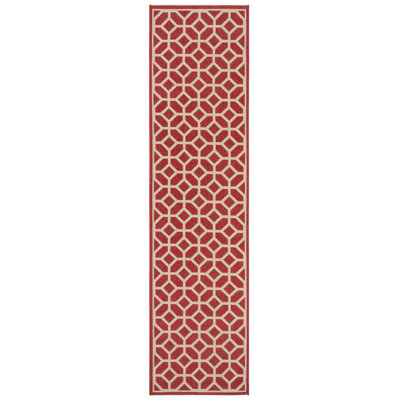 Acushnet Performance Geometric Indoor/Outdoor Area Rug