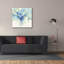 «Pretty In Spring Blue» par Albena Hristova, art mural sur toile, 37 po x 37 po