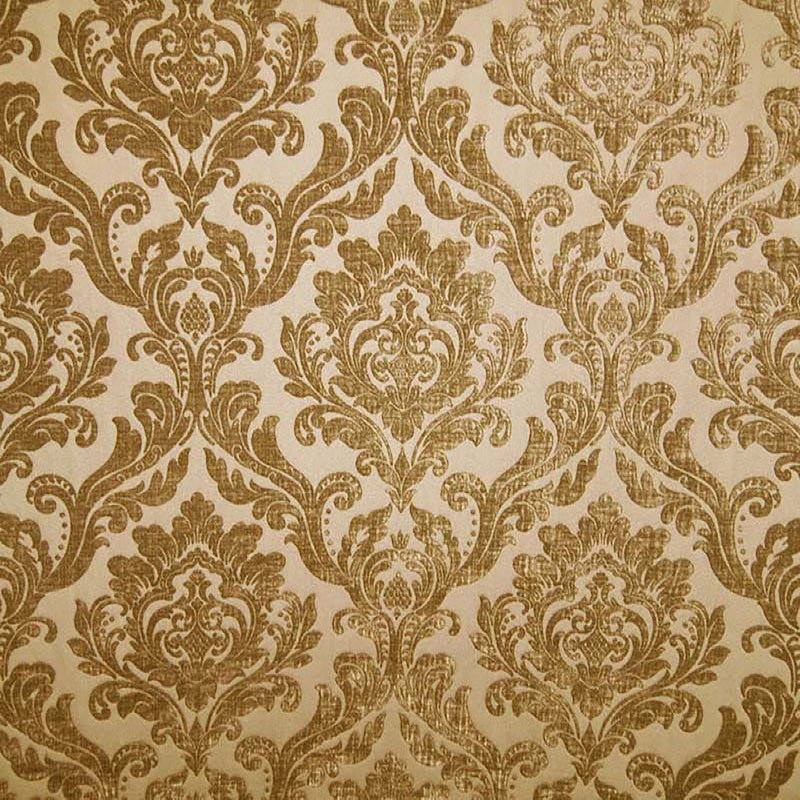 Damask Two Tone Velvet | Neiman Fabric, Bronze