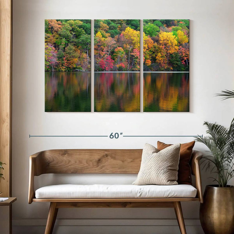 Alvord Autumn Hudson River, 32" H x 50" W