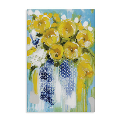 Fleurs jaunes ensoleillées, conception par Amanda Brooks