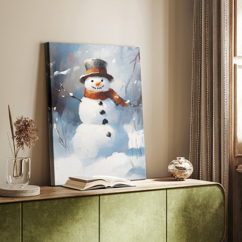 Art des Fêtes de Noël -Série 2-CCCCL XXX -Galerie tendue sur mesure Cavas, H 27 po x l 18 po