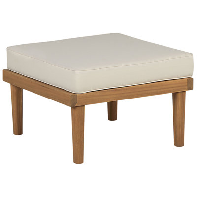 Welara Wood Outdoor Ottoman