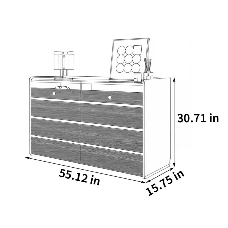 Simple Dresser Drawers Jewellery Storage Cabinet
