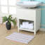 Tapis de salle de bain 100% coton Macek, antidérapant et tapis à poil long absorbant l'eau-101263194-101263196