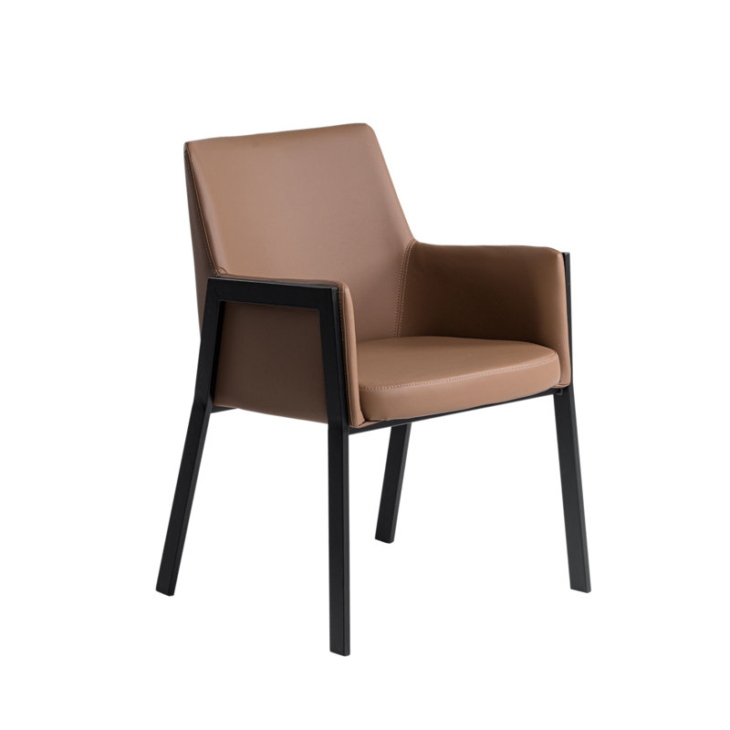 Fauteuil en métal brun Kaiyro