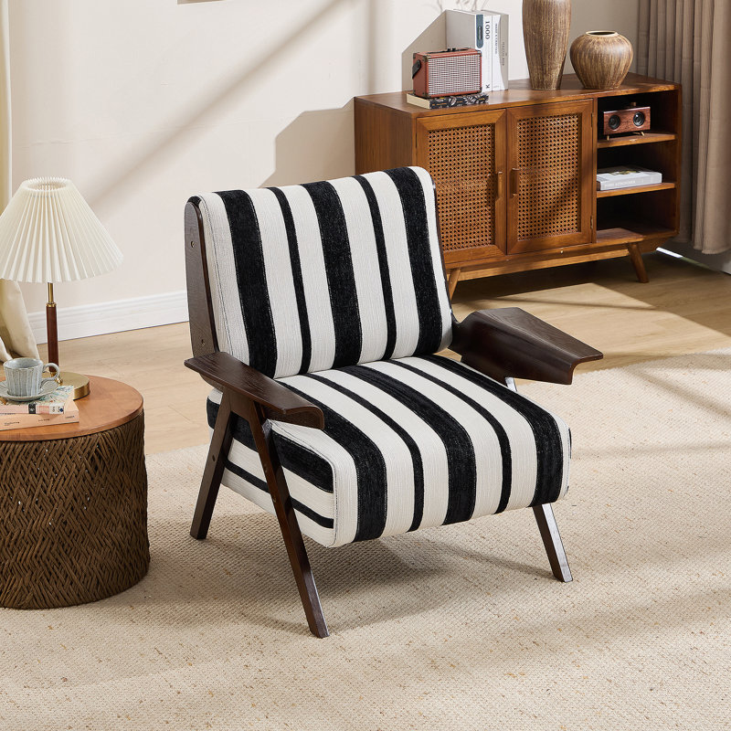 Fauteuil Modern, Noir / blanc