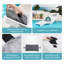 Chaise longue de patio portative pliable pour les hanches, confort au bord de la piscine anti-dérive avec appui-tête réglable et ancrages pour sacs de sable, blanc-725006585