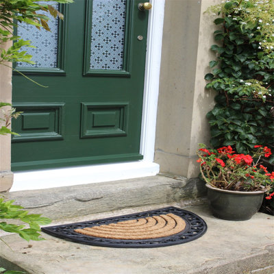 Heavy Duty Rubber Coir Door Mat
