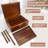 Large Acacia Wooden Storage Box With Hinged Lid And Combination Lock Decorative Box With Removable Tray Memory Box Keepsake Chest Stash Box Lockable Chest