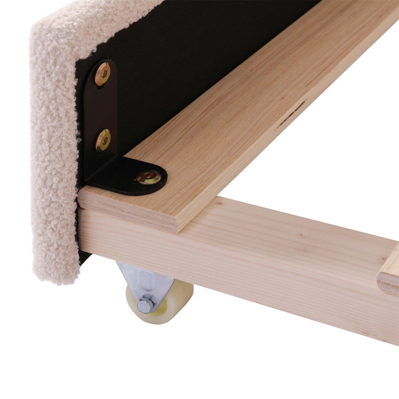 Upholstered Daybed with Smart LED Lighting and Trundle, a Functional and Stylish Addition for Modern Living Spaces, Twin