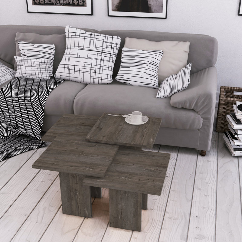 Sled Coffee Table, Dark Coffee