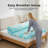  2/3 Inch Cooling Gel Memory Foam Mattress Topper for Back Pain Relief,3 Inches,Twin-1229138930-1229138934